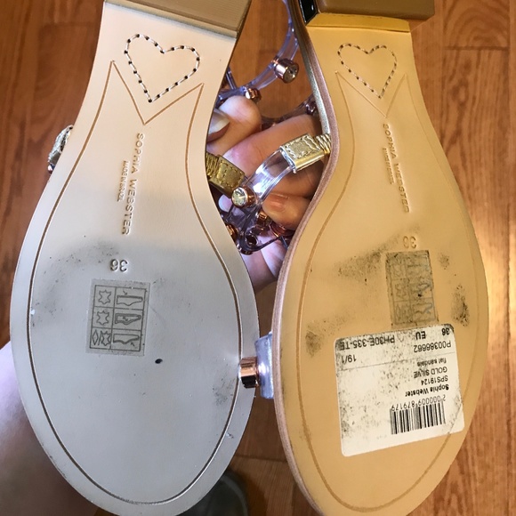 Brand New Sophia Webster Dina Gem Flat Sandal - Picture 6 of 9